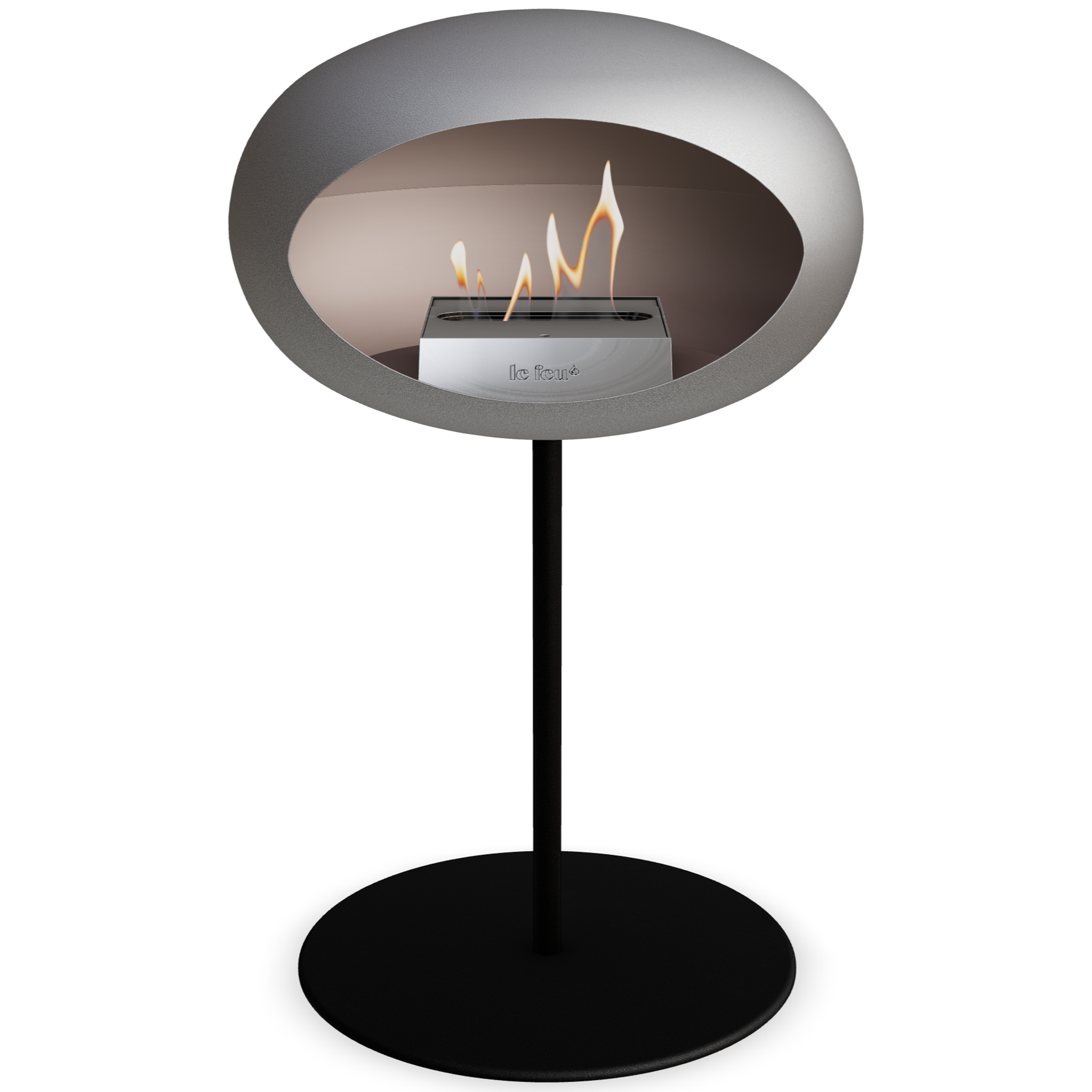 Ground Steel Low Nickel Bio Fireplace