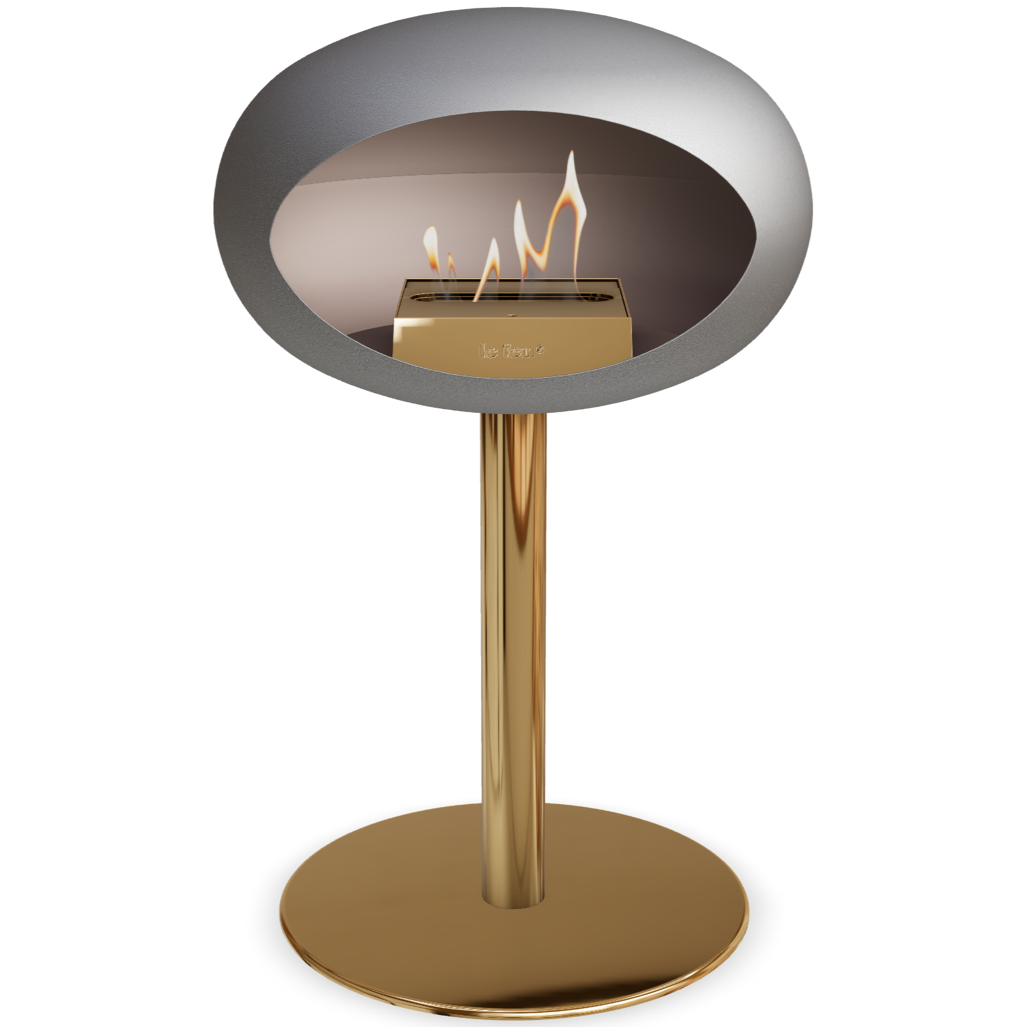 Ground Steel Low Nickel Bio Fireplace