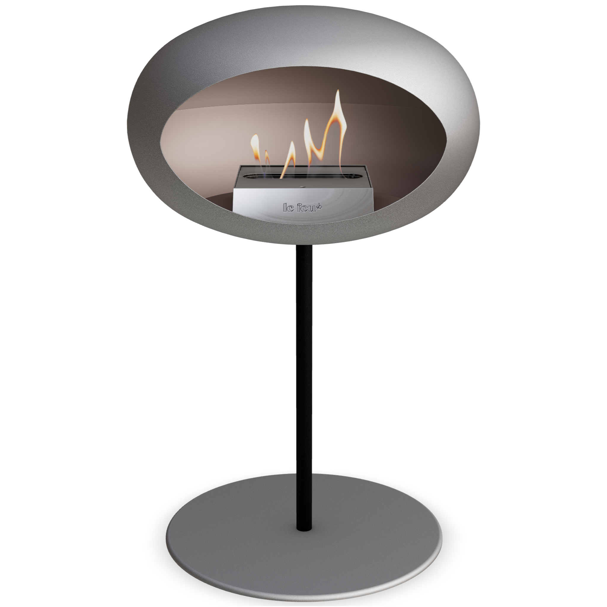 Ground Steel Low Nickel Bio Fireplace