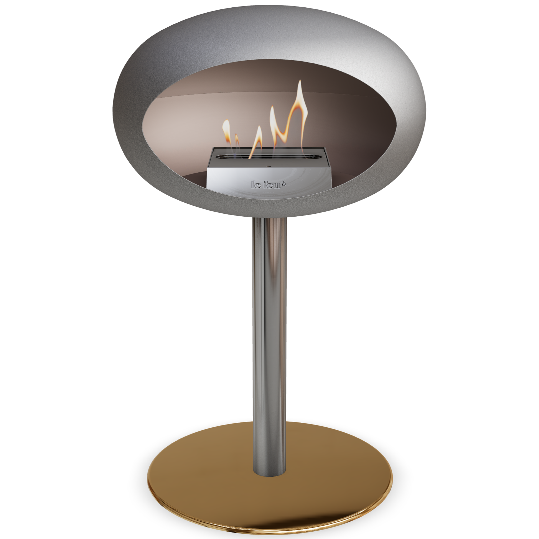 Ground Steel Low Nickel Bio Fireplace