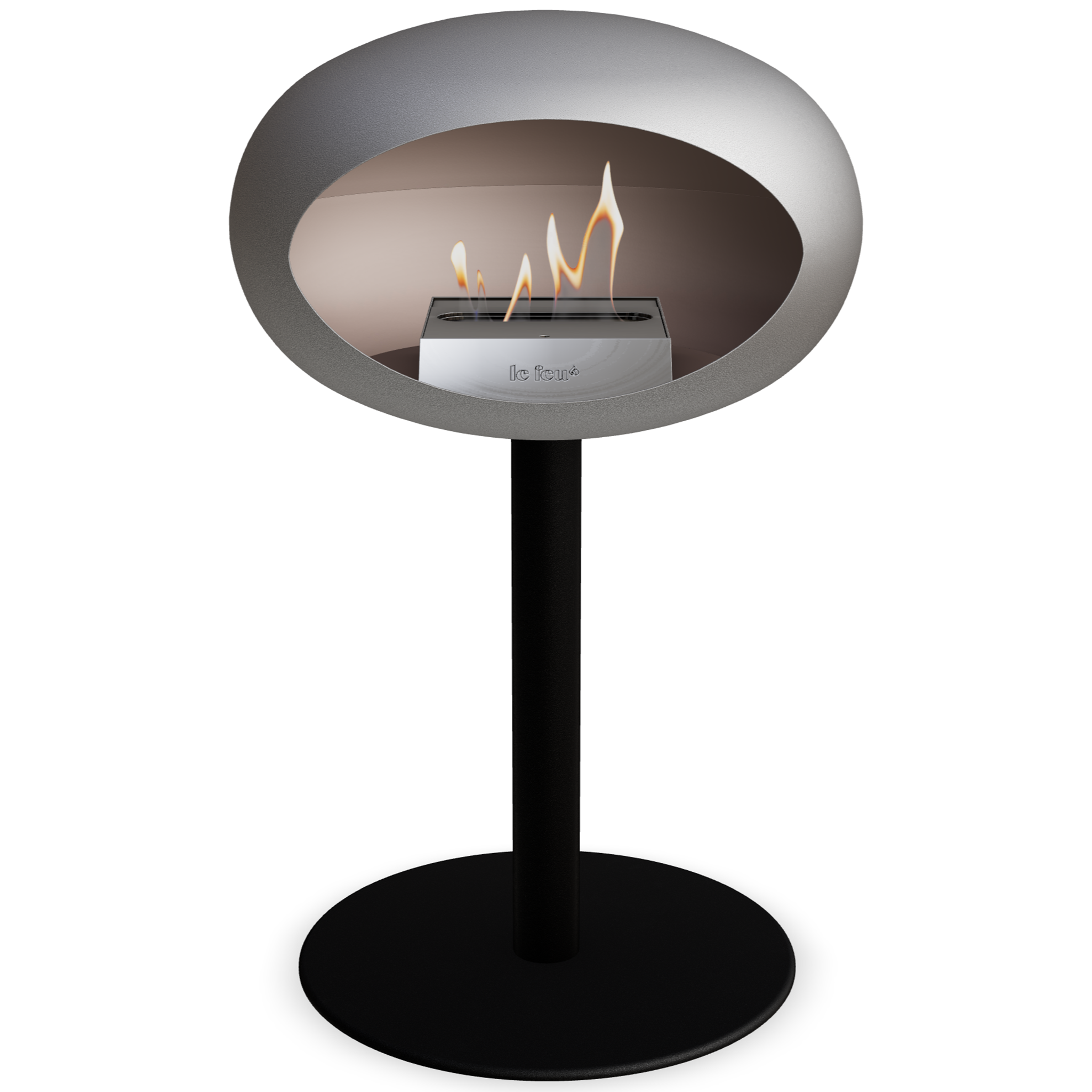 Ground Steel Low Nickel Bio Fireplace
