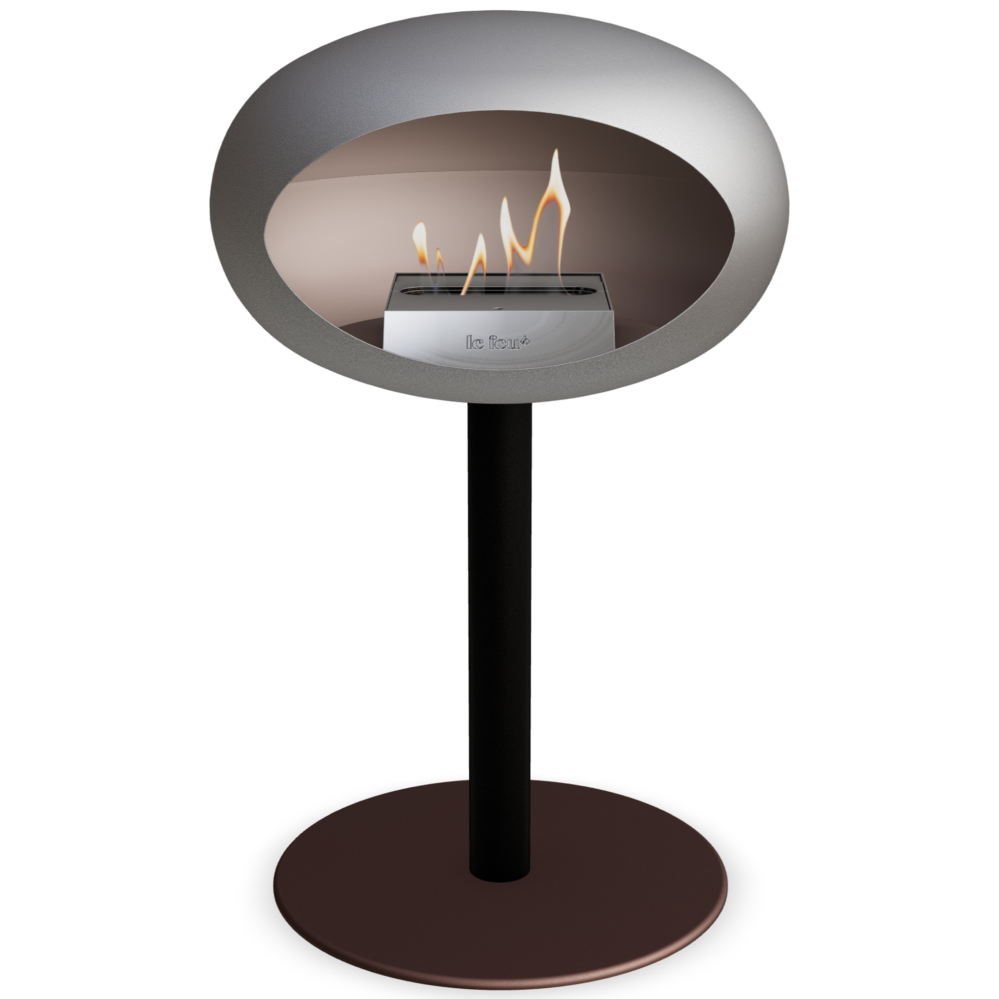 Ground Steel Low Nickel Bio Fireplace