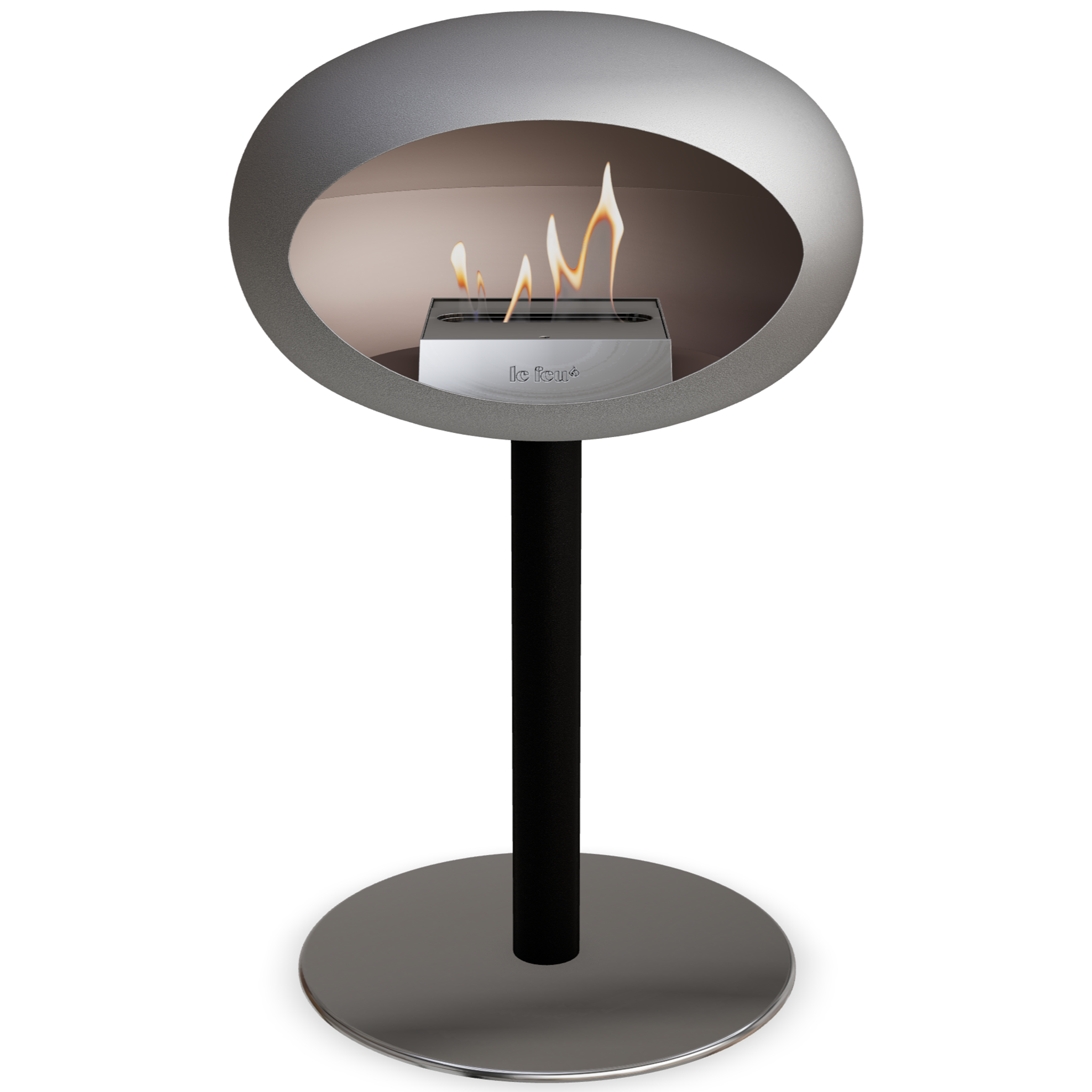 Ground Steel Low Nickel Bio Fireplace