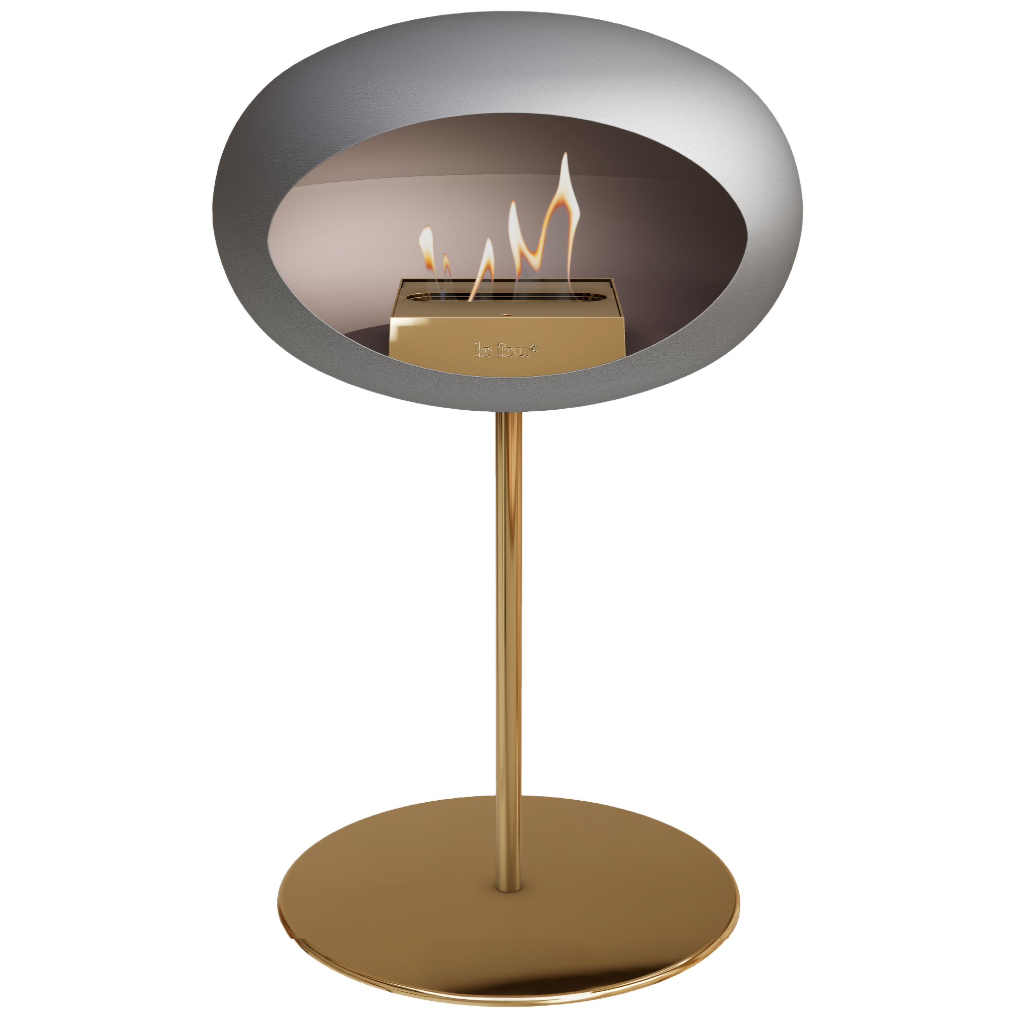 Ground Steel Low Nickel Bio Fireplace