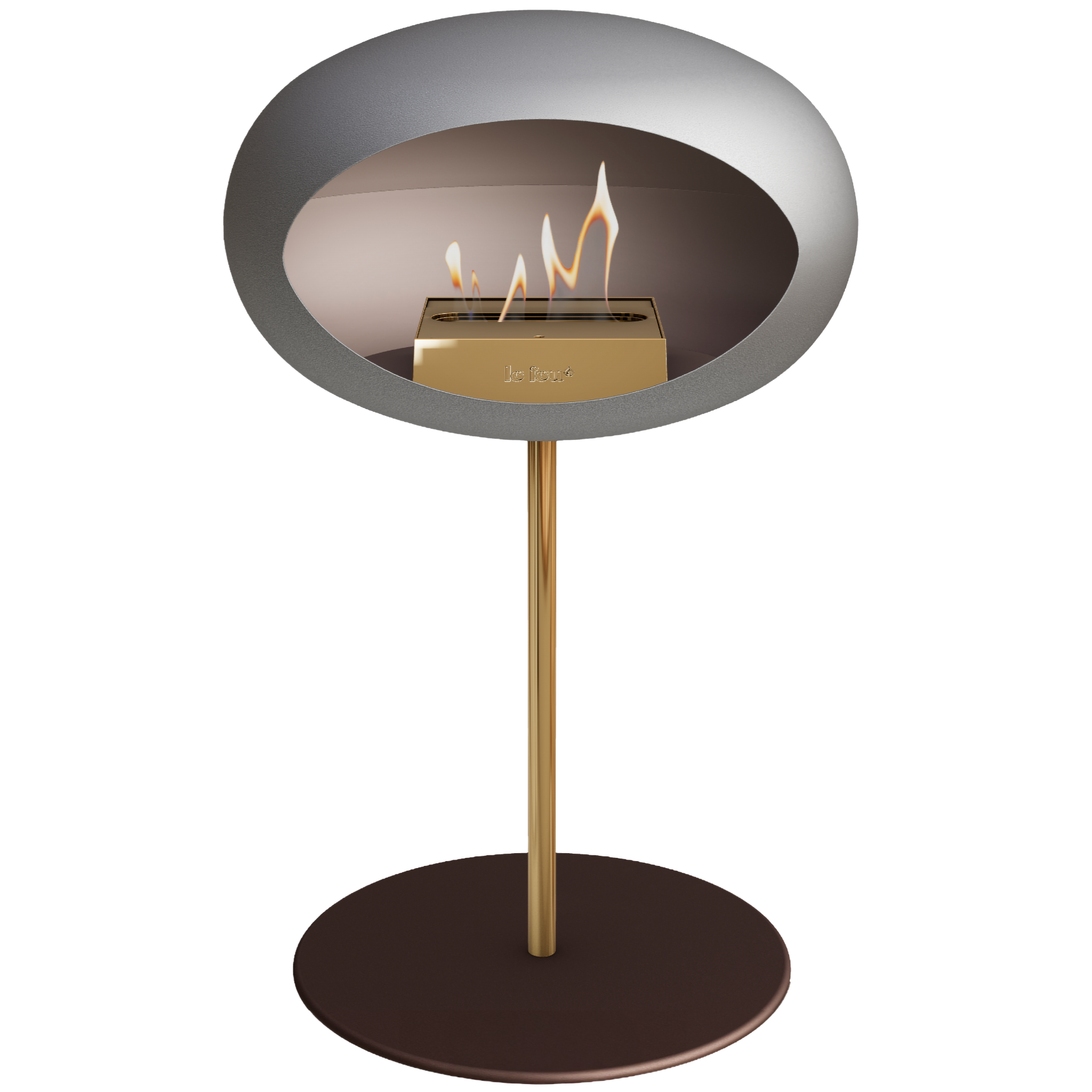 Ground Steel Low Nickel Bio Fireplace