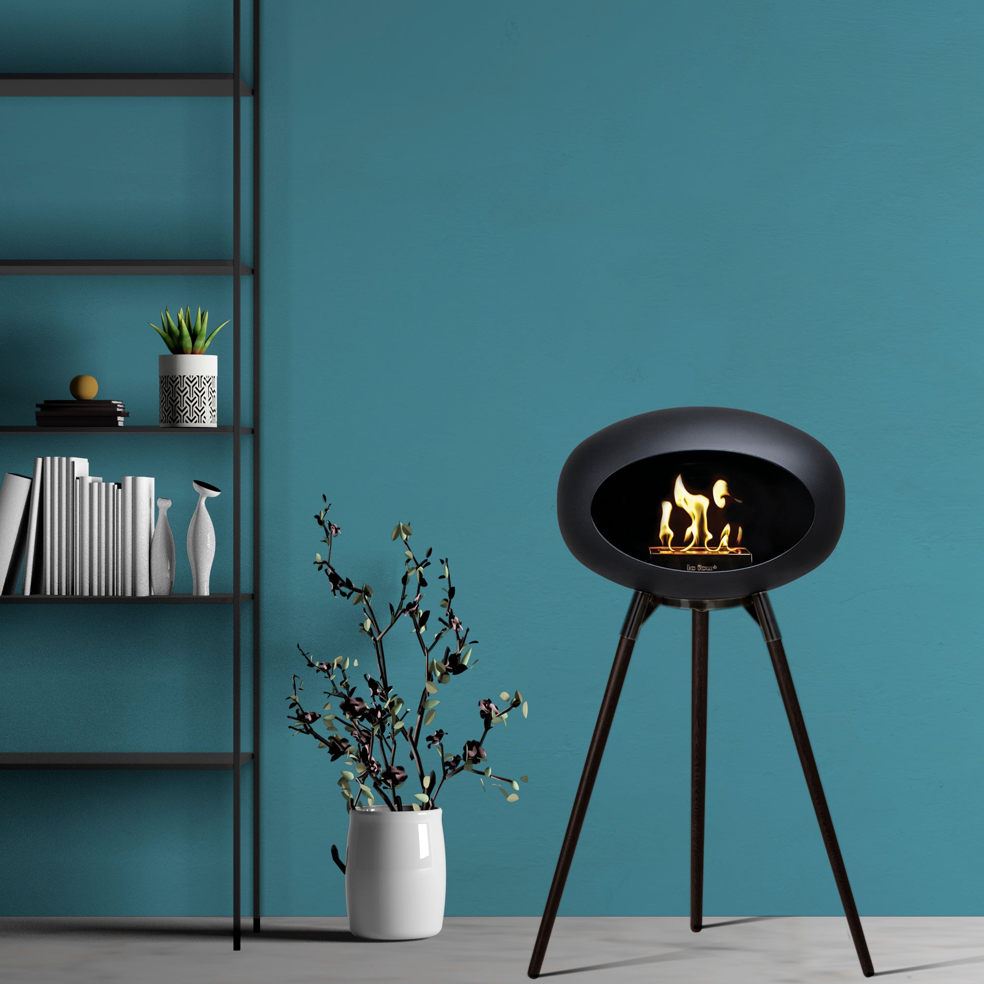 Ground Wood High Nickel Bio Fireplace