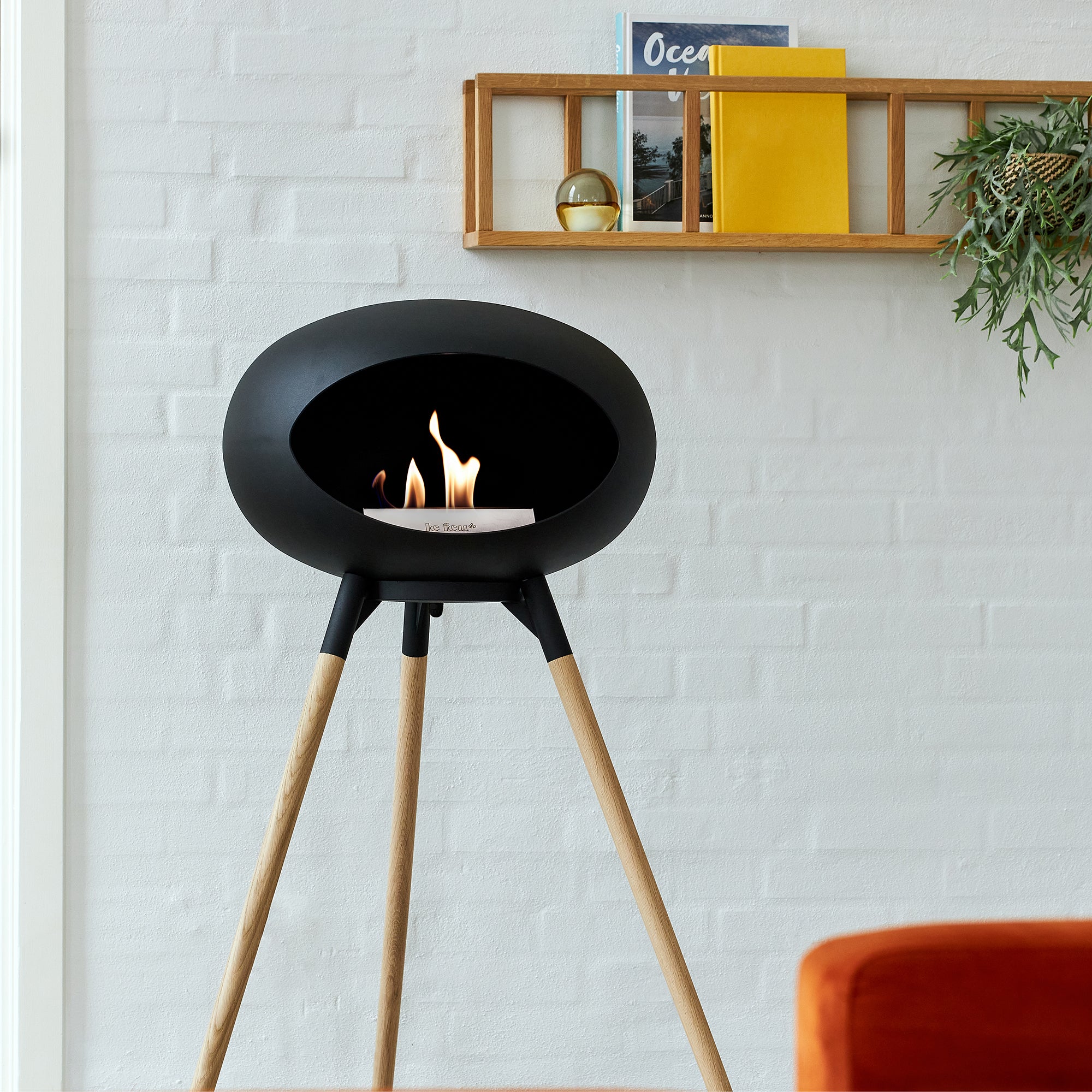 Ground Wood High Nickel Bio Fireplace