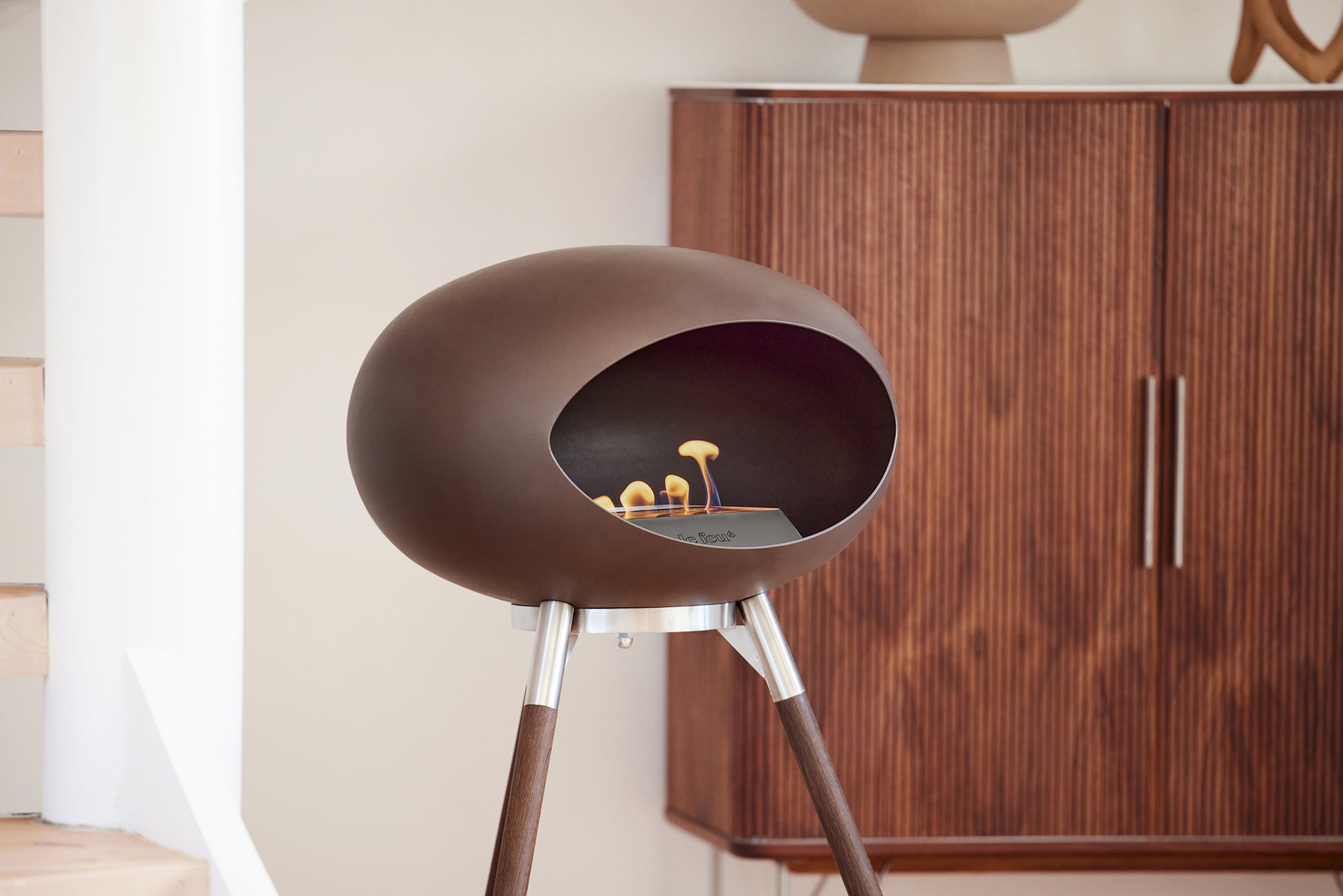 Ground Wood High Nickel Bio Fireplace