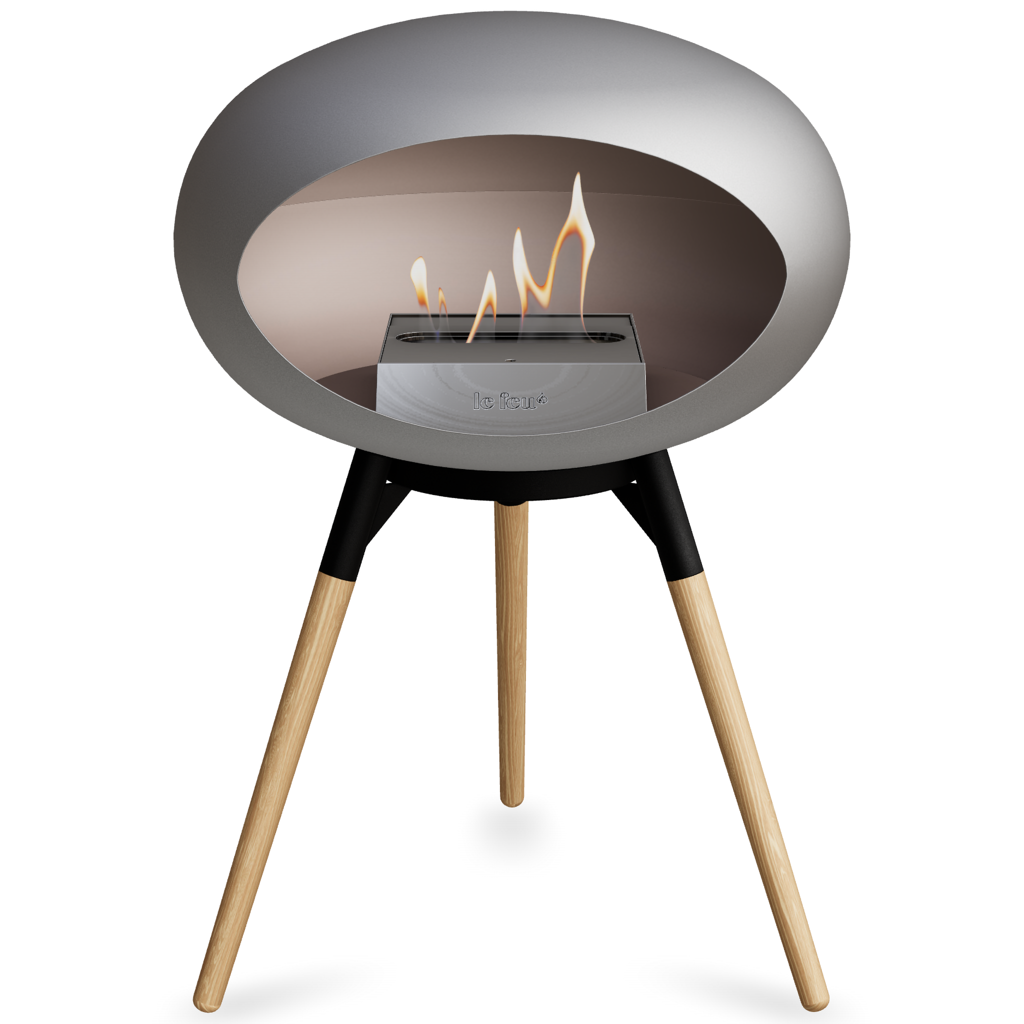 Ground Wood Low Nickel Bio Fireplace