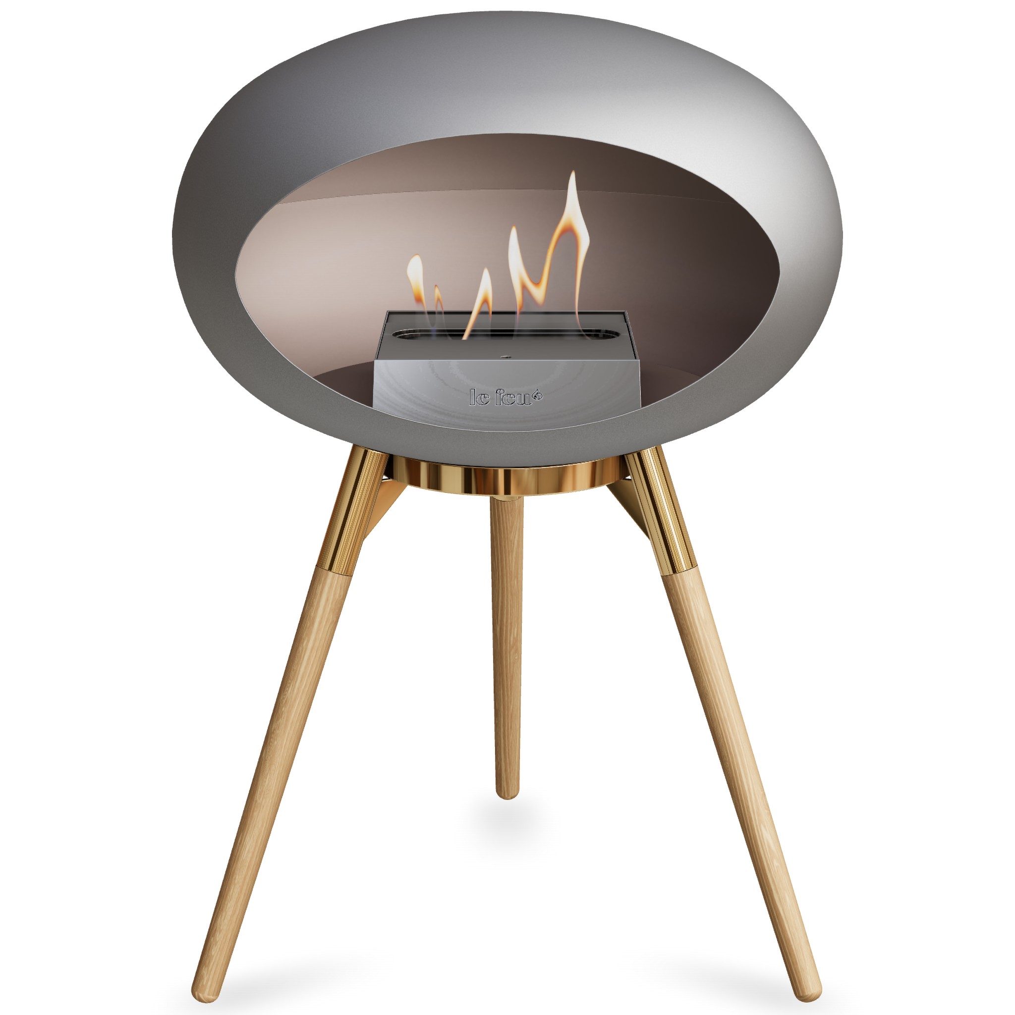 Ground Wood Low Nickel Bio Fireplace