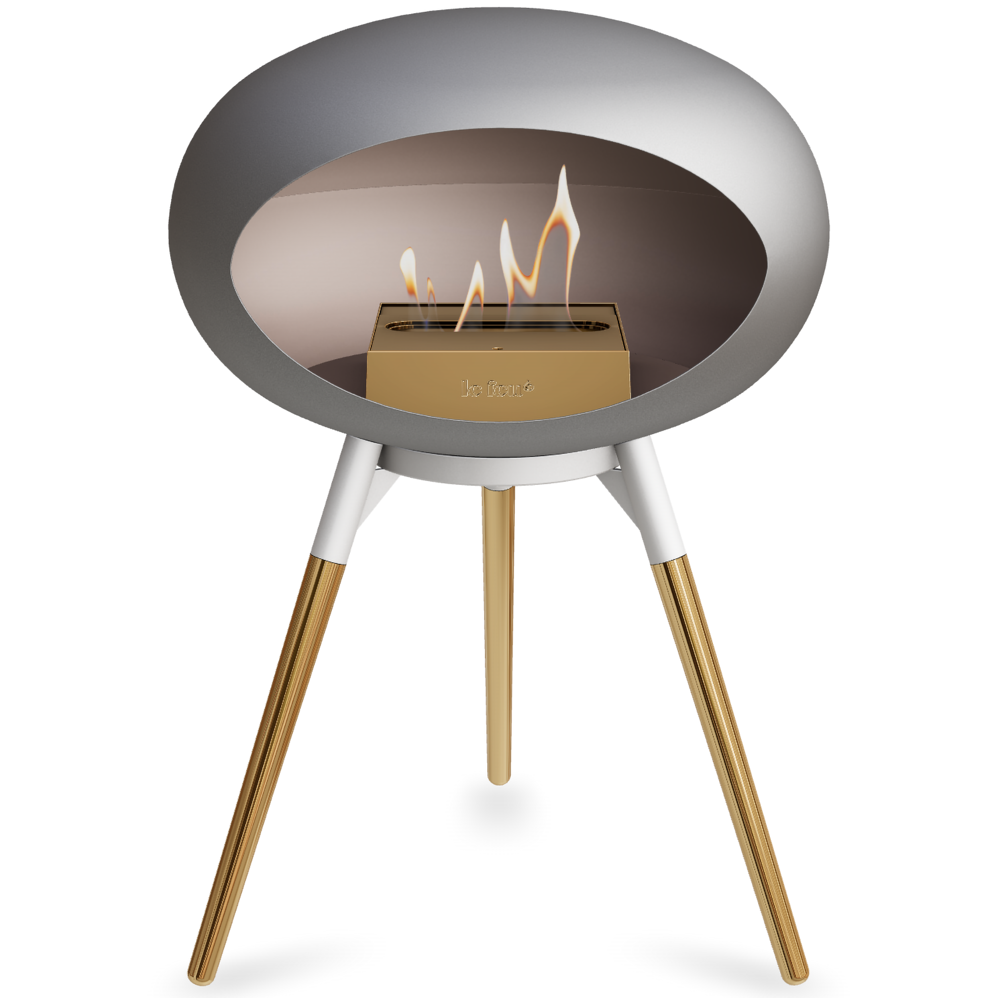 Ground Wood Low Nickel Bio Fireplace