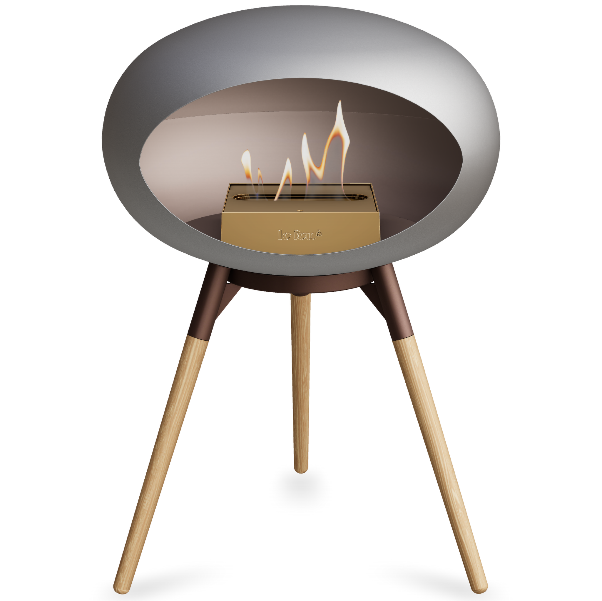 Ground Wood Low Nickel Bio Fireplace