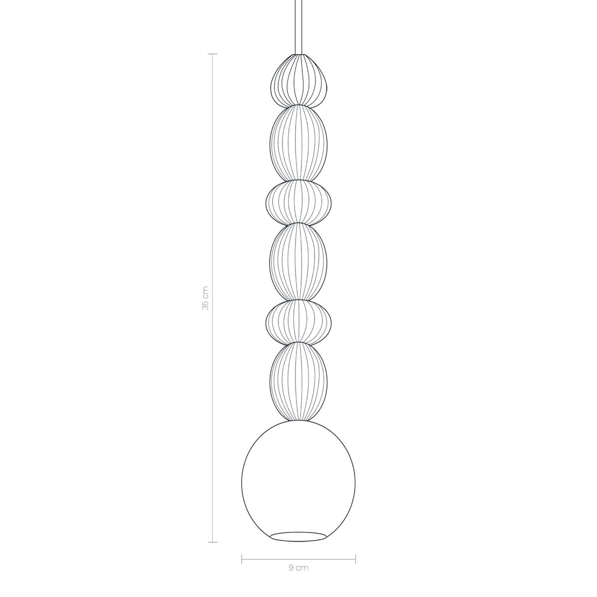 Bola Queen 1 Pendant Lamp