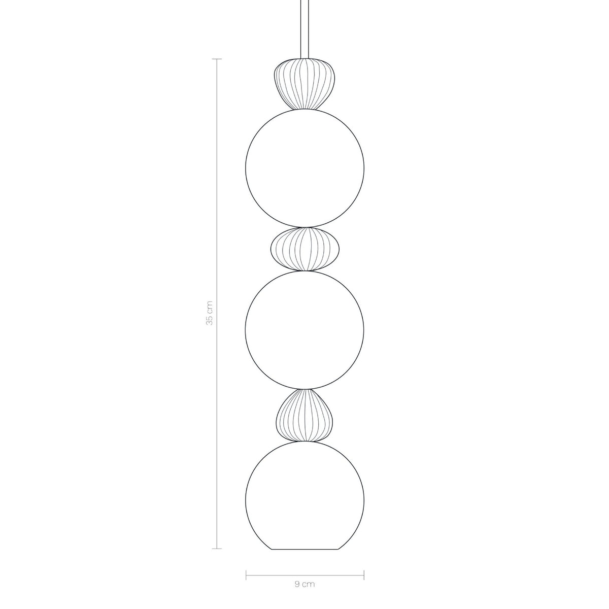 Bola Queen 3 Pendant Lamp