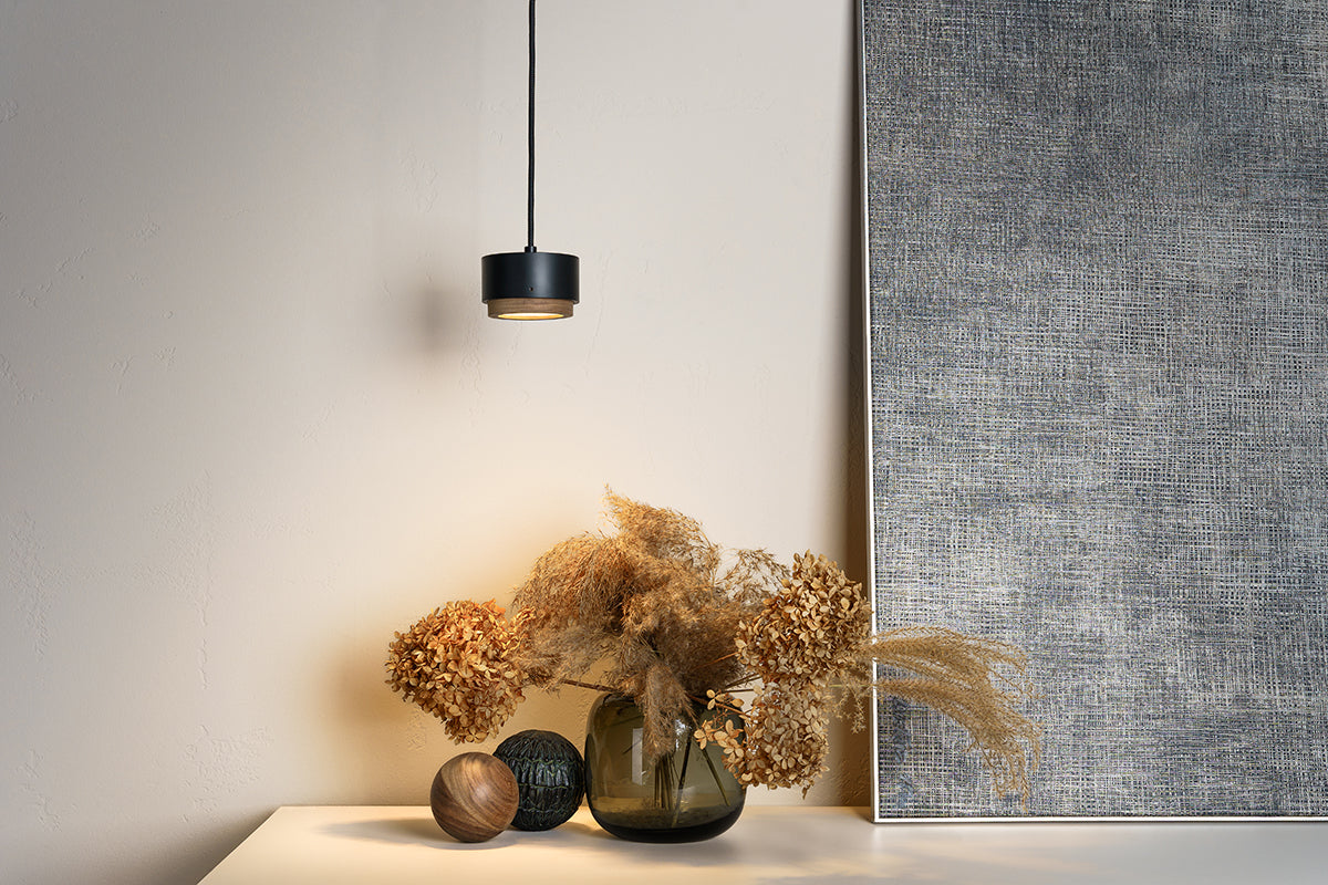 Jubi Raw American Walnut Pendant Lamp - WOO .Design