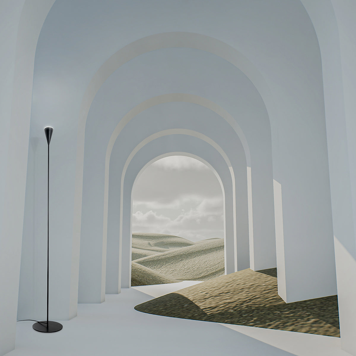 Konik 220 Floor Lamp - WOO .Design
