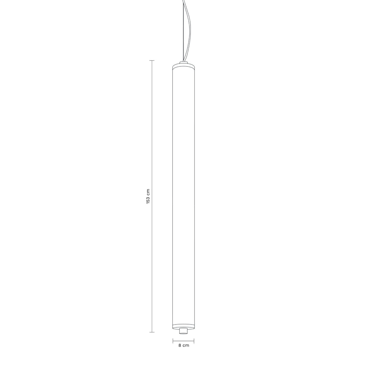 Longa Vertical Pendant Lamp