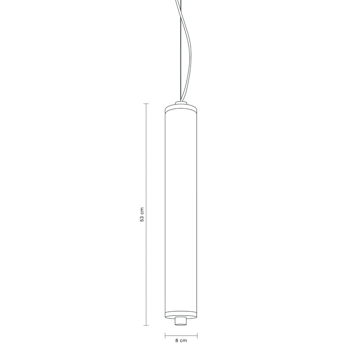 Longa Vertical Pendant Lamp