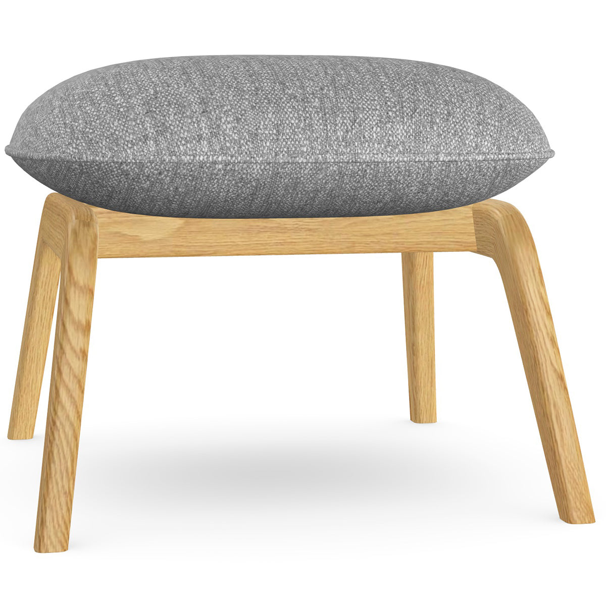 Aba Footrest with Wooden Legs