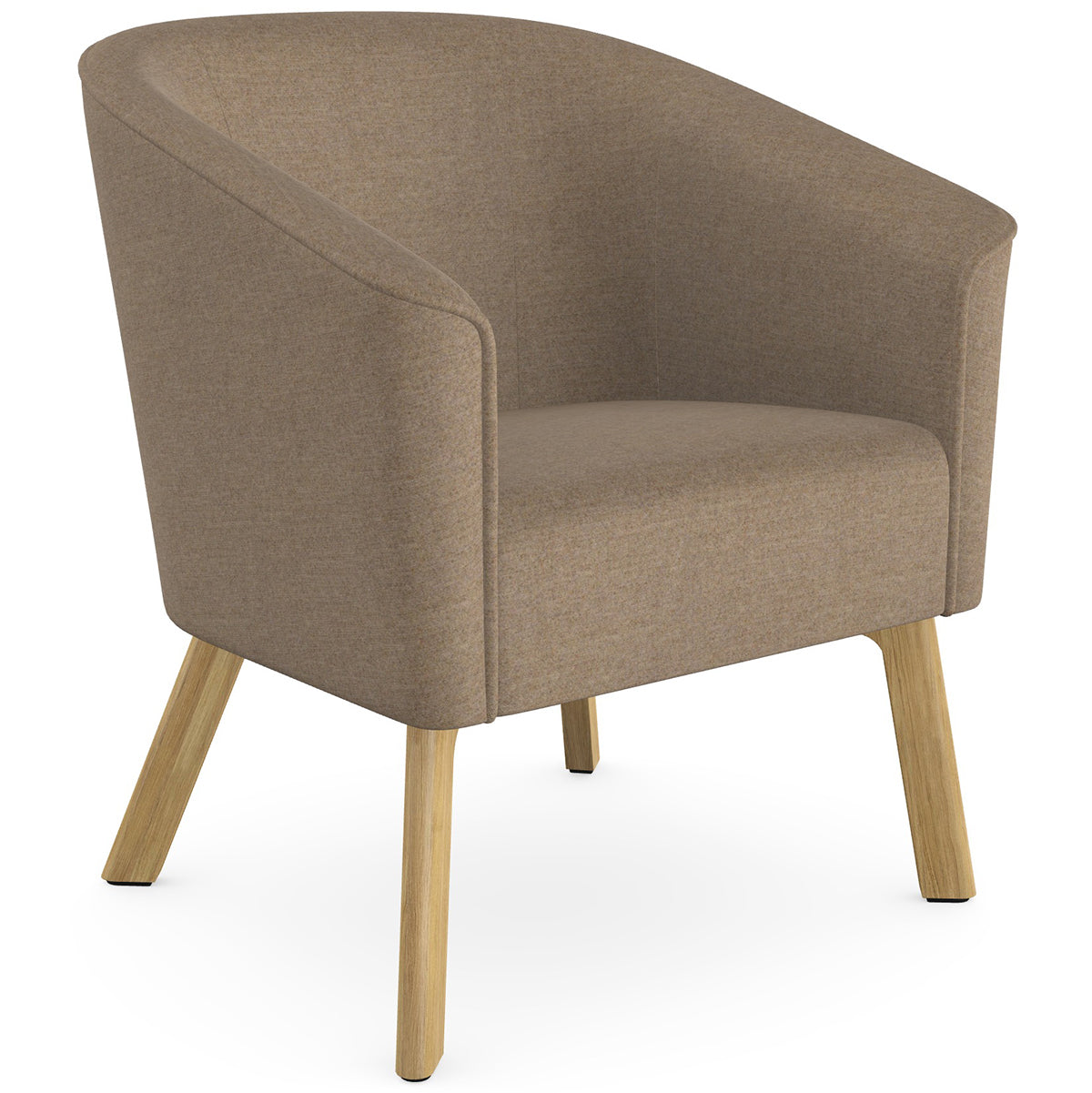 Len Armchair with Wooden Legs