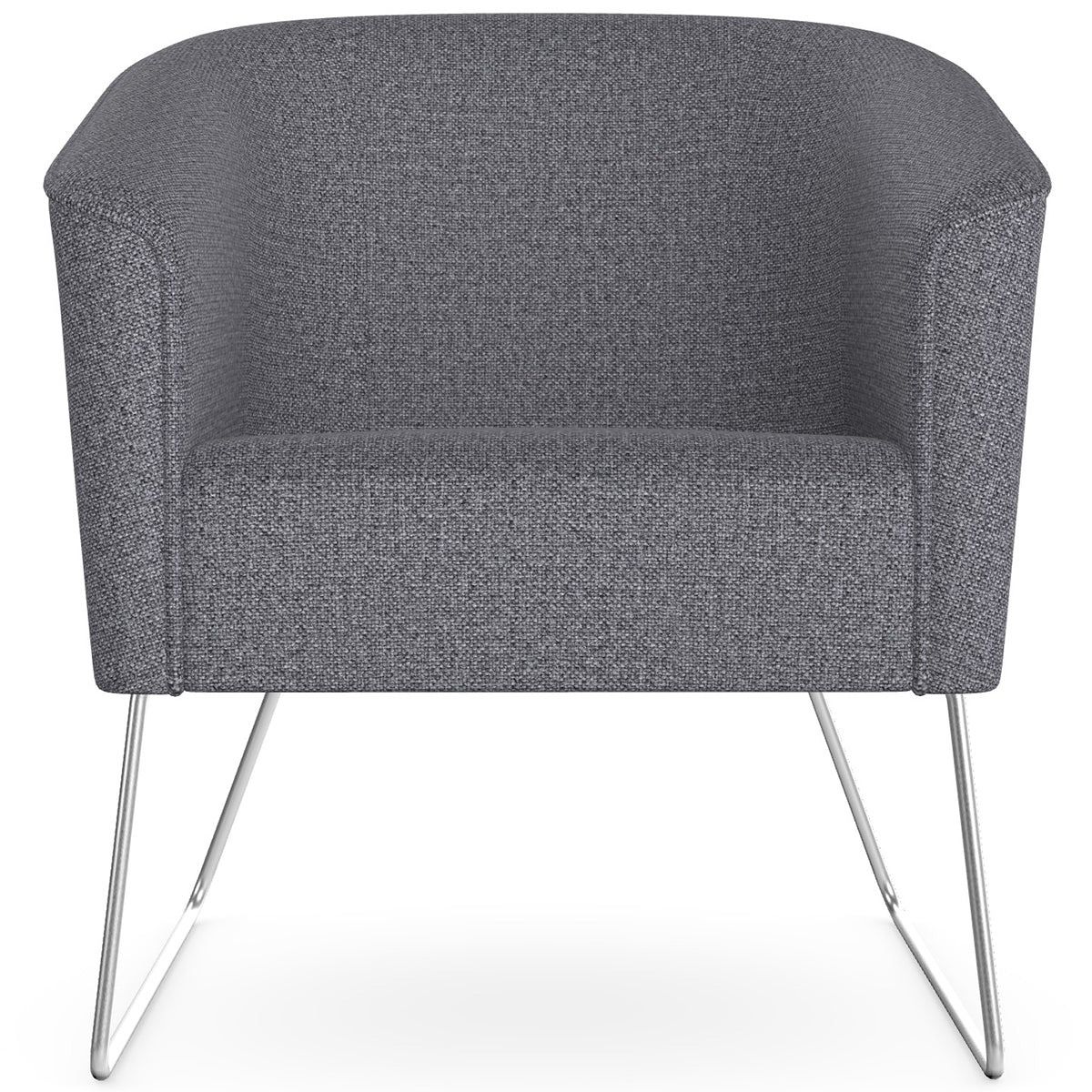 Len Armchair with Metal Legs