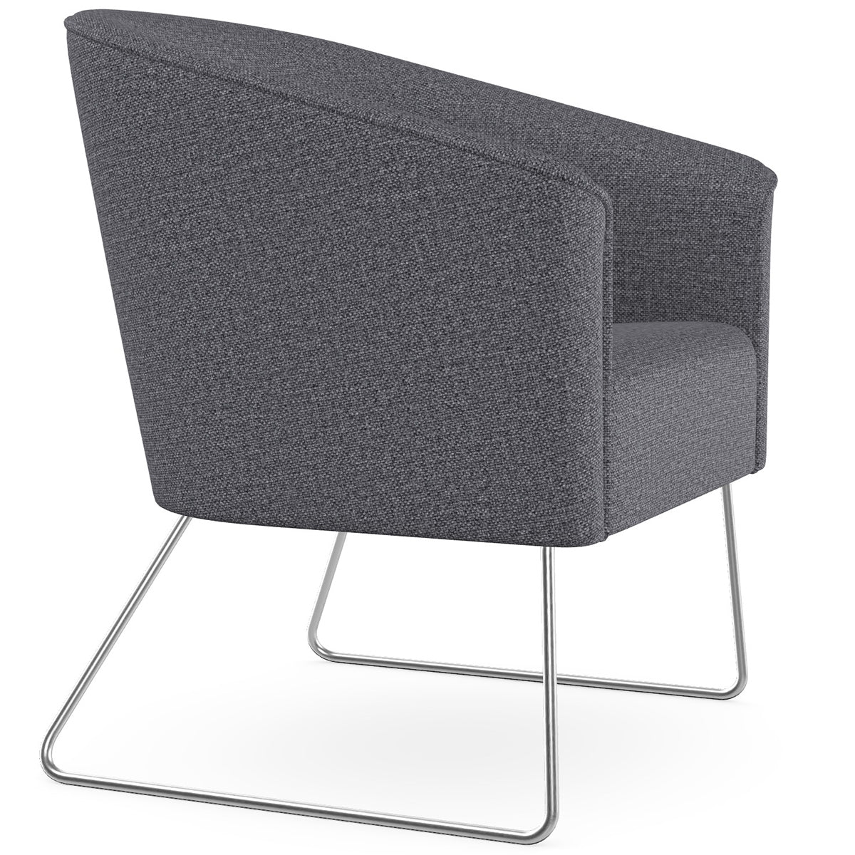 Len Armchair with Metal Legs