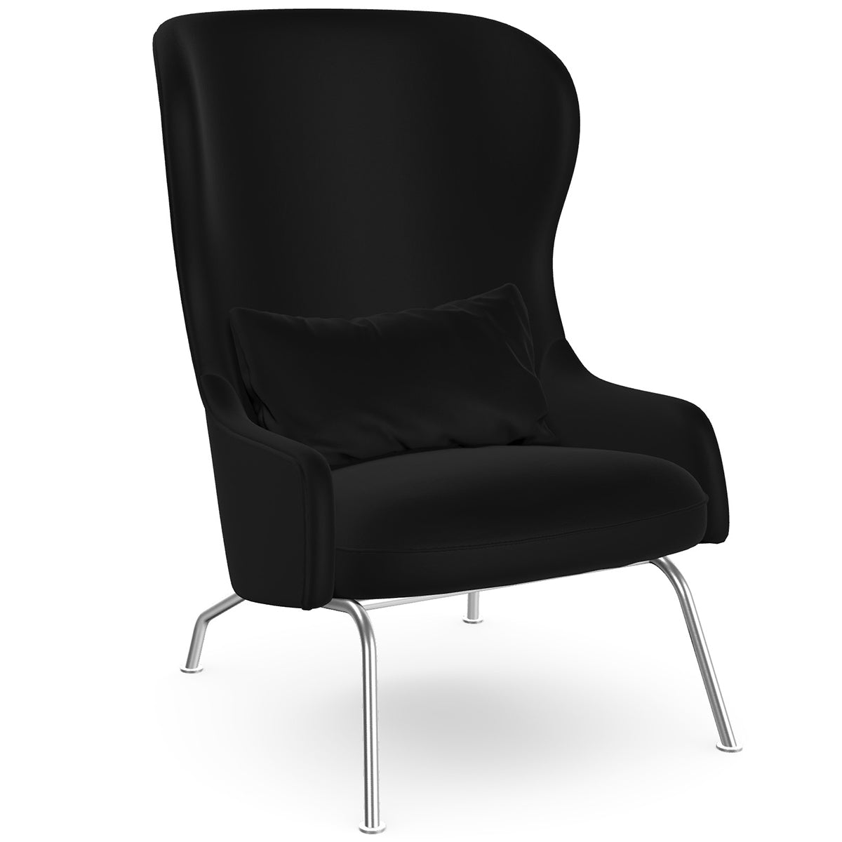 Aba Armchair with Metal Legs
