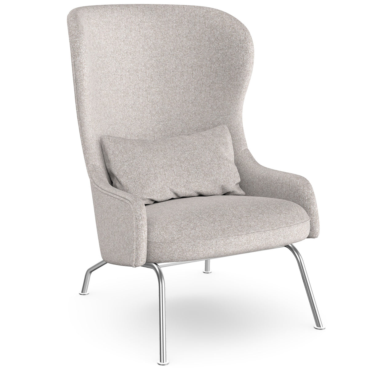 Aba Armchair with Metal Legs