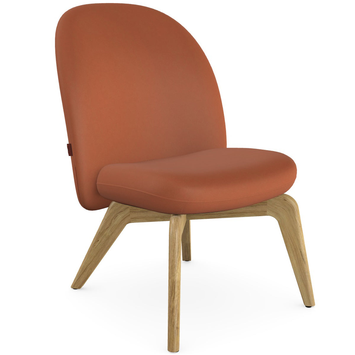 Fi Armchair with Wooden Legs
