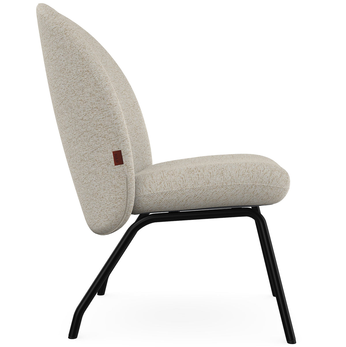 Fi Armchair with Metal Legs