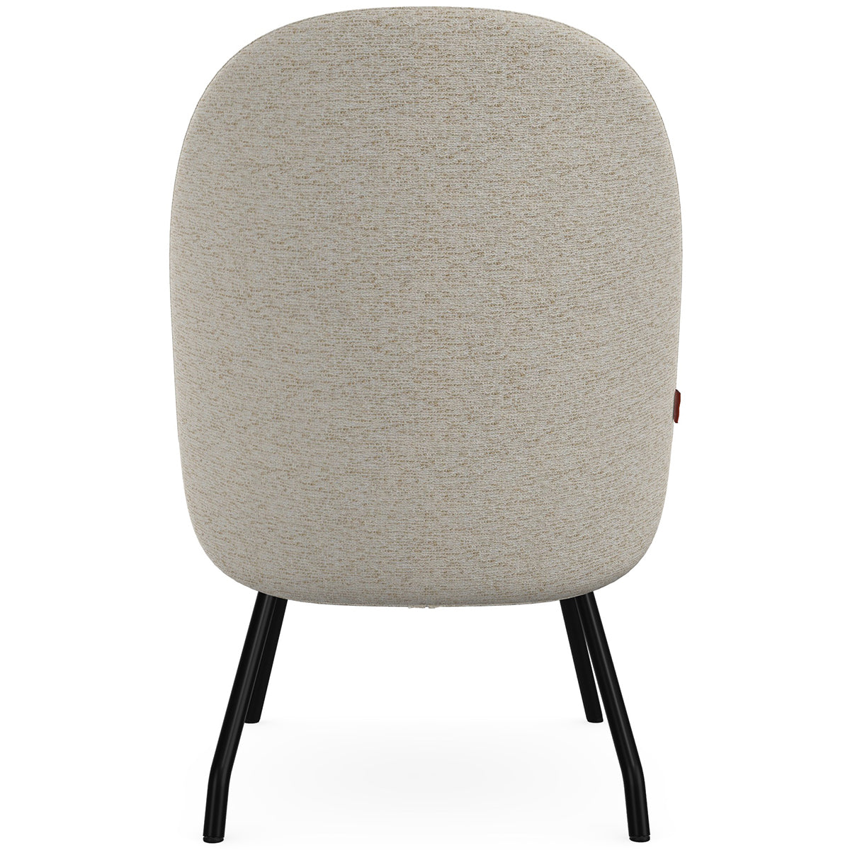 Fi Armchair with Metal Legs