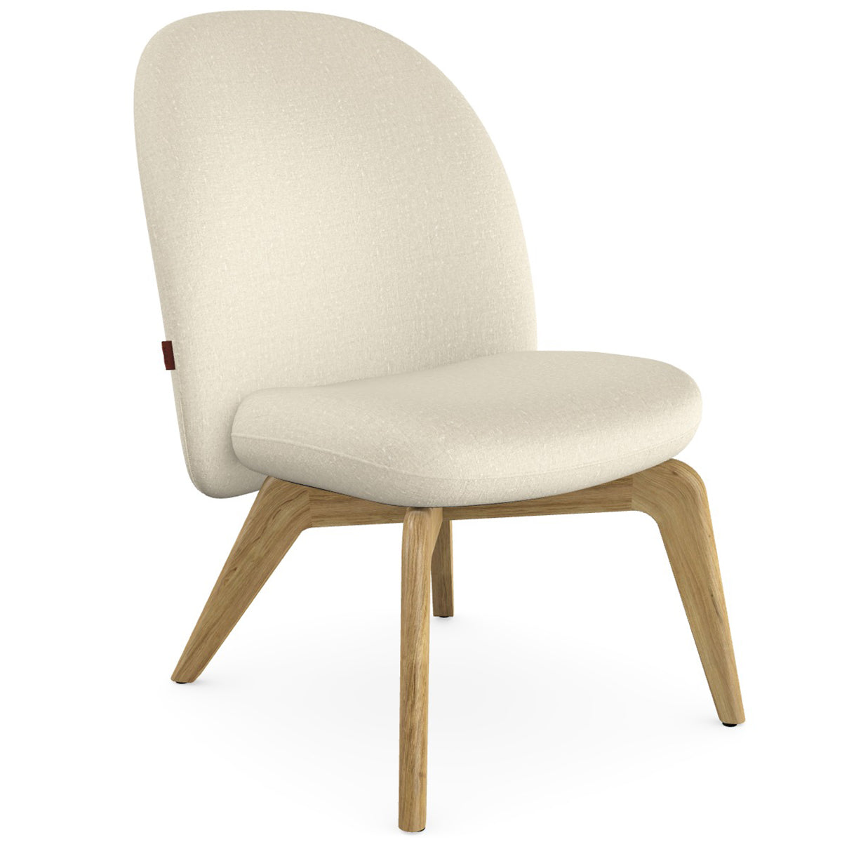 Fi Armchair with Wooden Legs