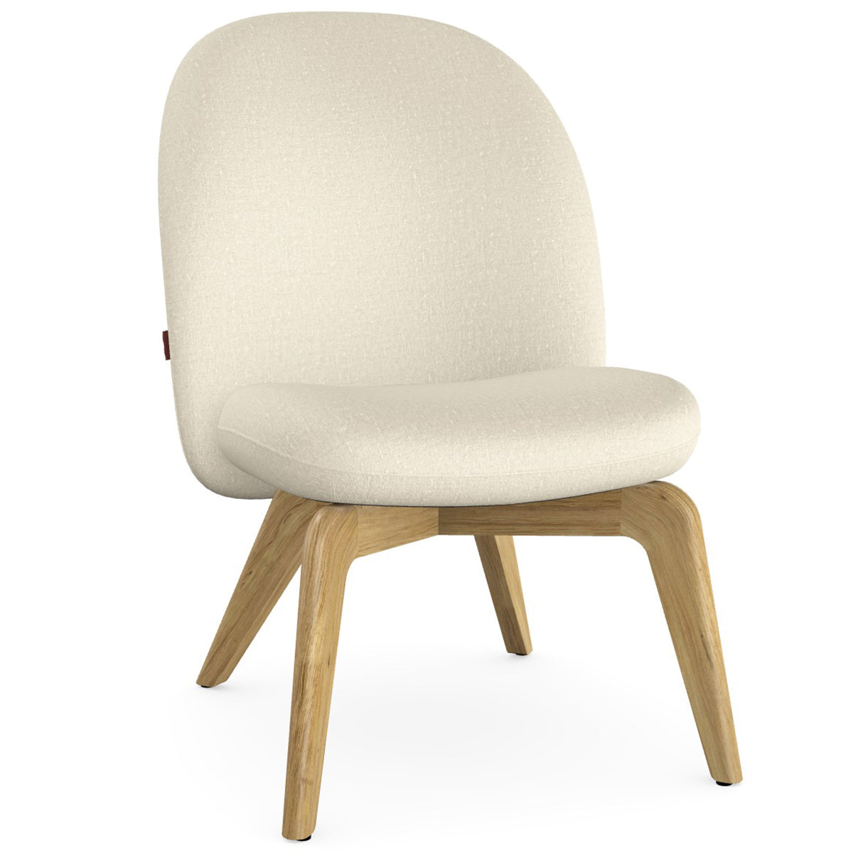 Fi Armchair with Wooden Legs