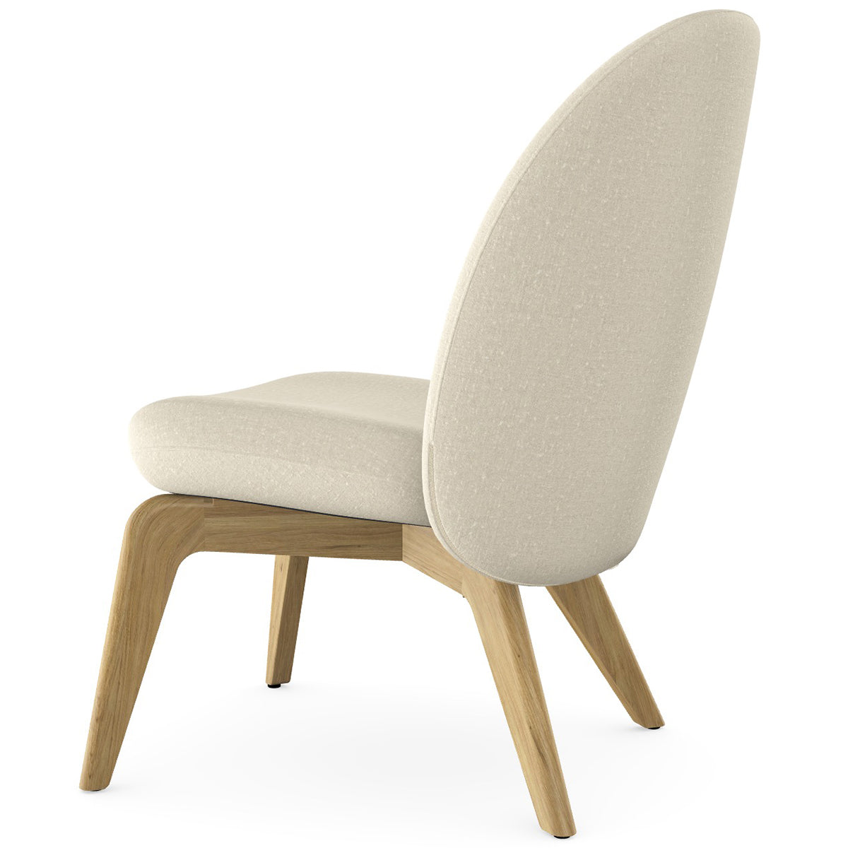 Fi Armchair with Wooden Legs