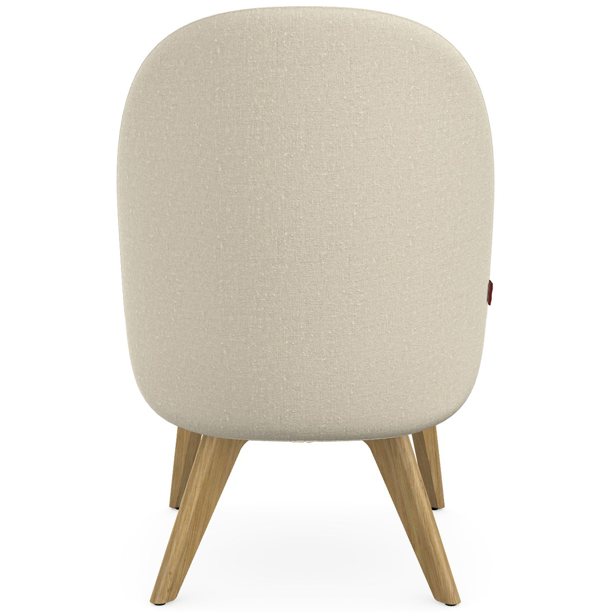 Fi Armchair with Wooden Legs