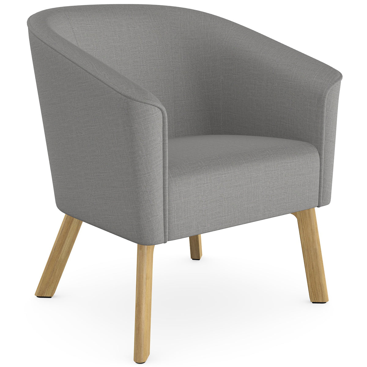 Len Armchair with Wooden Legs