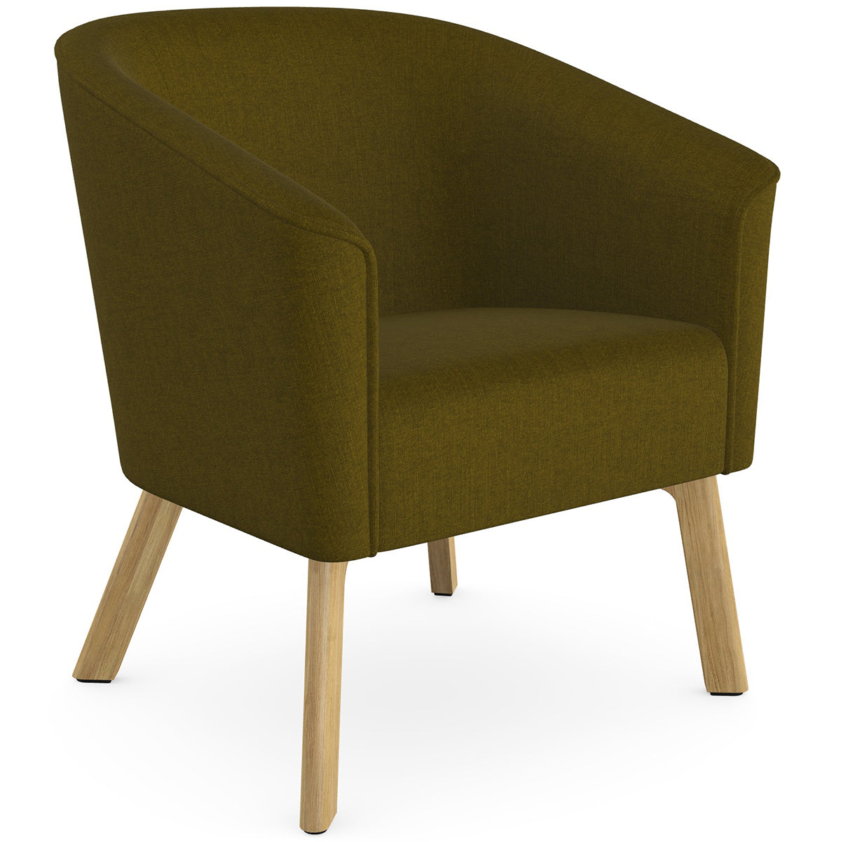 Len Armchair with Wooden Legs