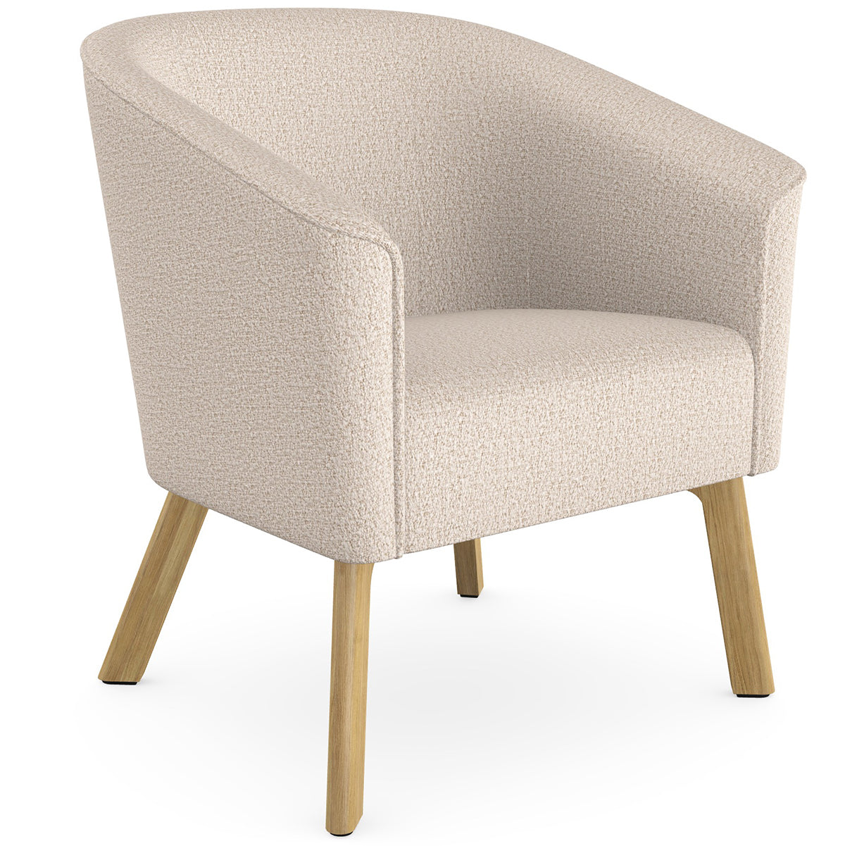 Len Armchair with Wooden Legs