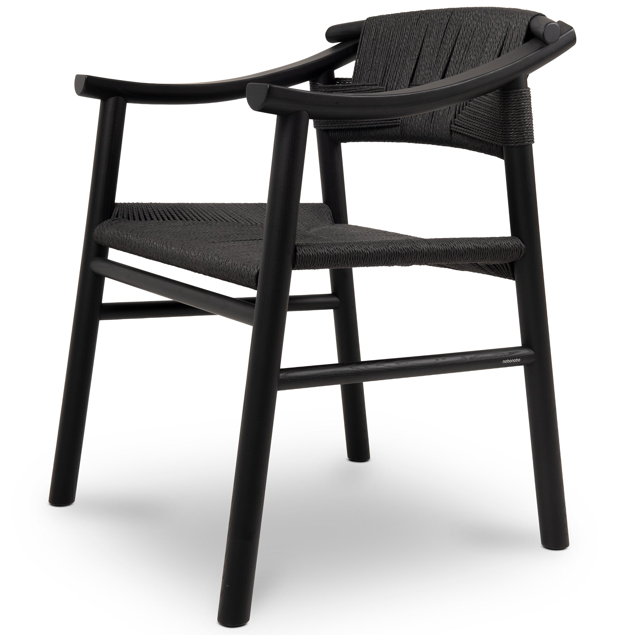 Kairo II Natural Straw Chair with Armrests