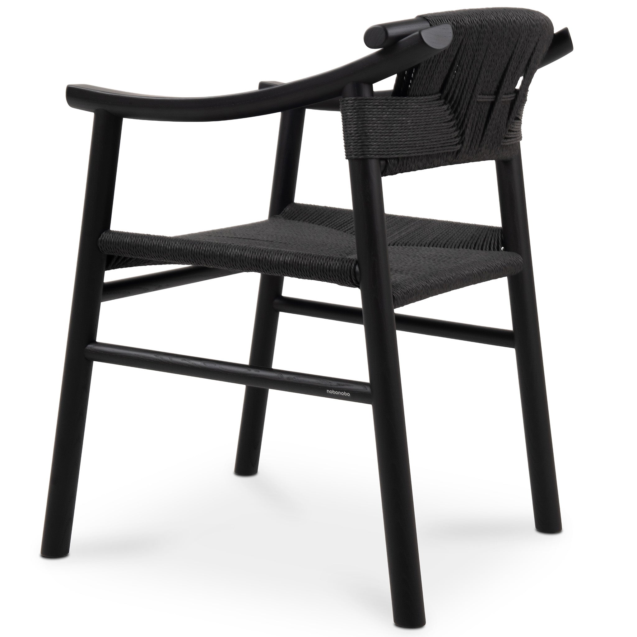 Kairo II Natural Straw Chair with Armrests
