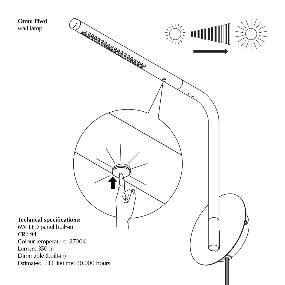 Omni Pivot Wall Lamp
