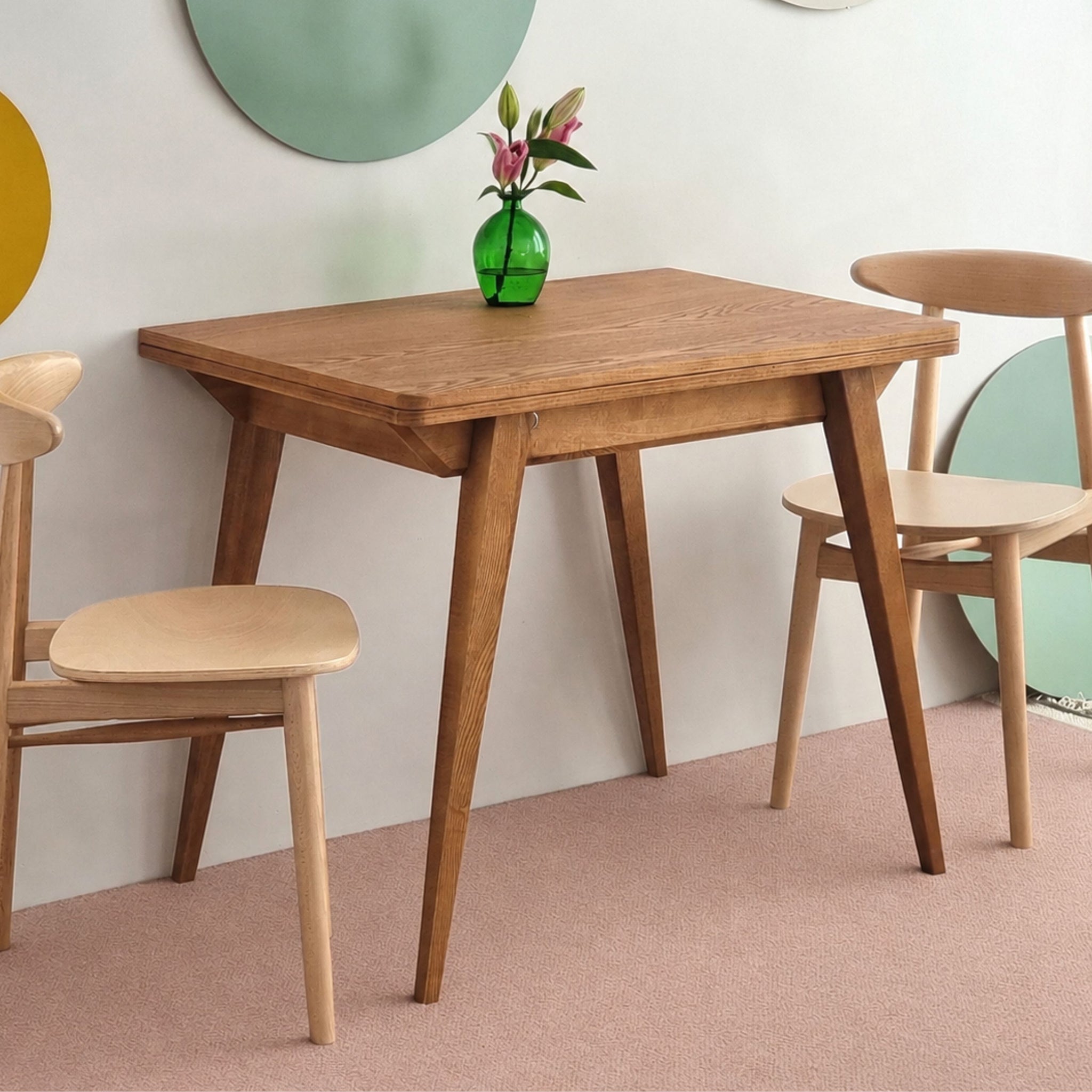 Envelope Veneered Extendable Dining Table