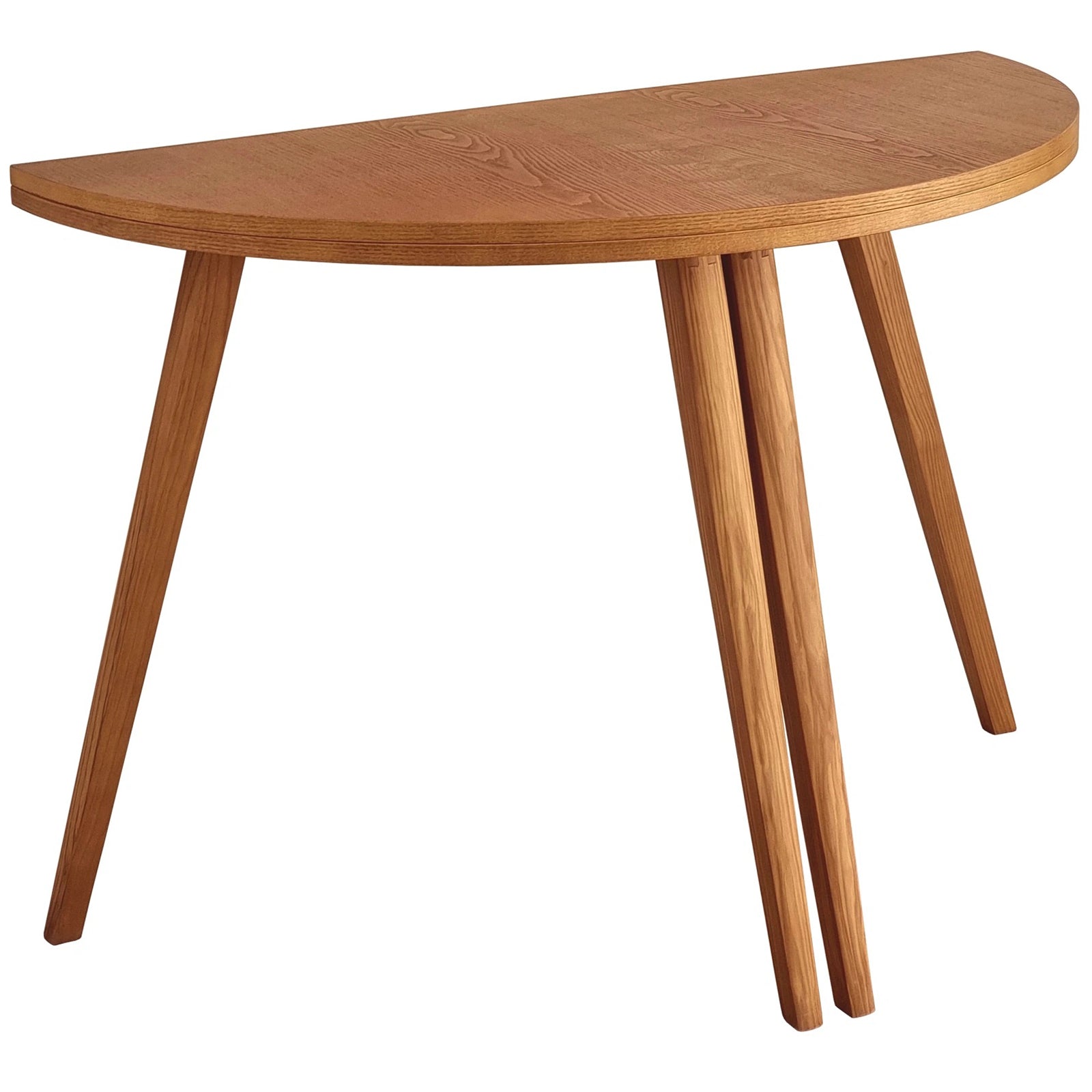 Mawi Half Moon Veneered Extendable Table