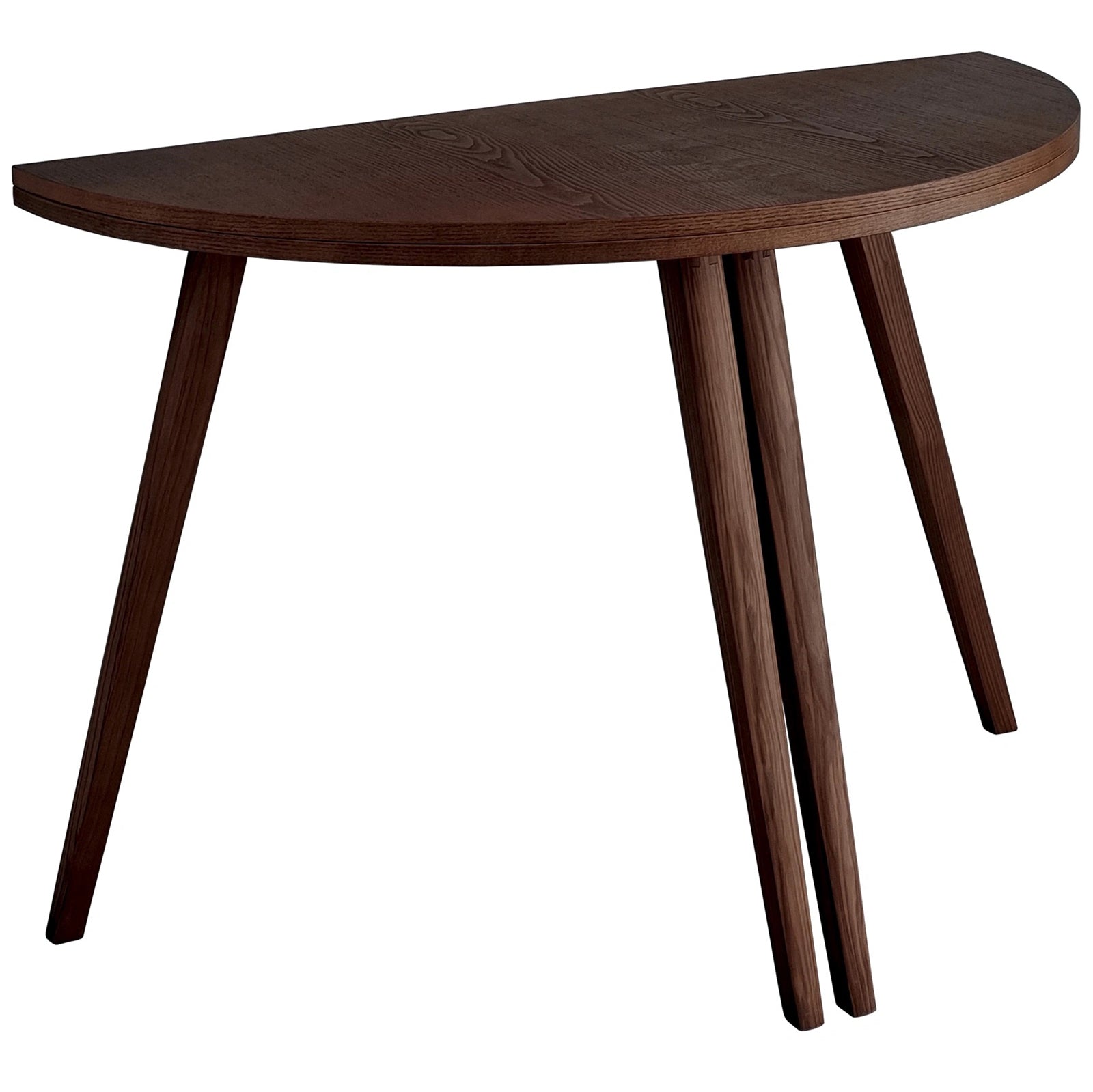 Mawi Half Moon Veneered Extendable Table