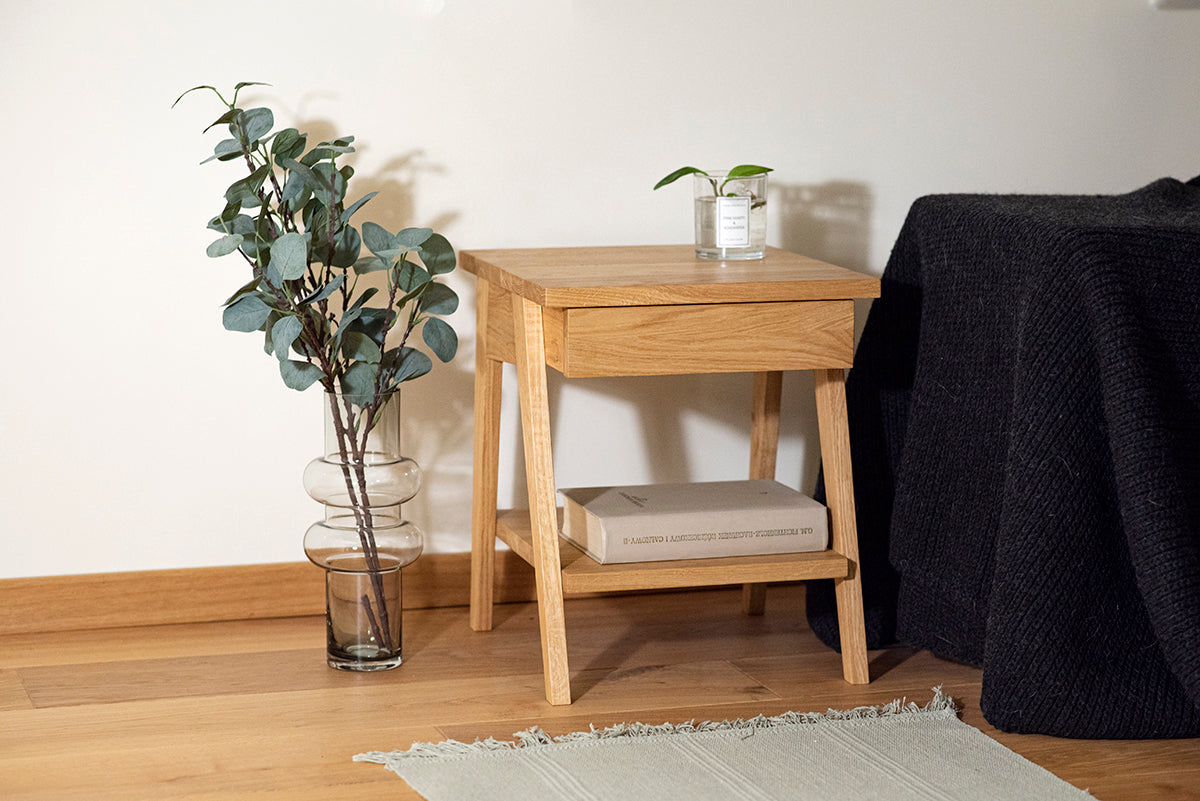 Piko Oak Bedside Table - WOO .Design
