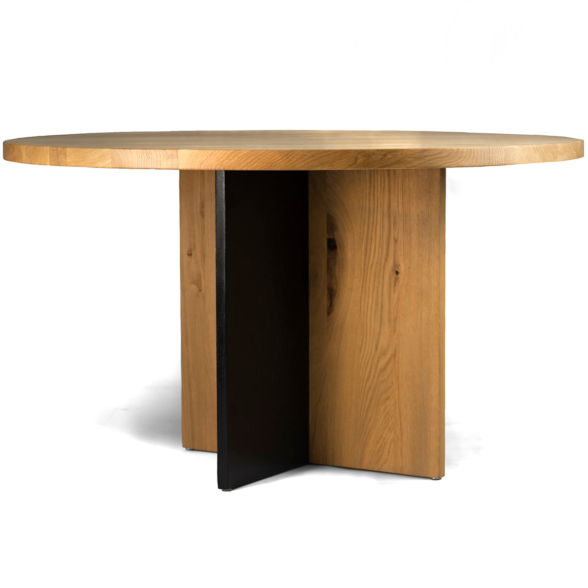 Rosto Oak Round Dining Table - WOO .Design