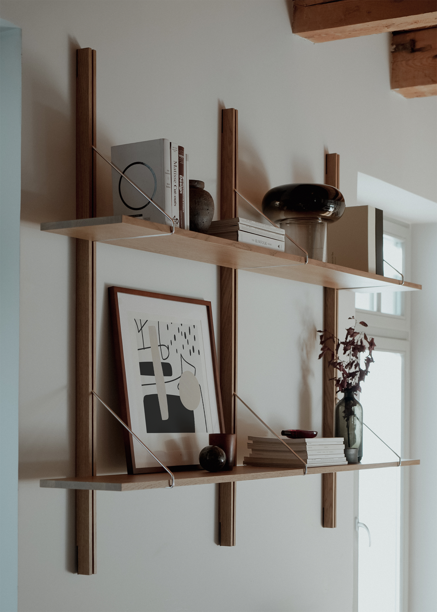 Rodd Duo 140 Oak Wood Wall Shelf