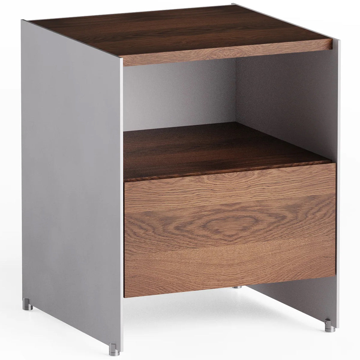 Aloox Oak Wood Half Night Stand
