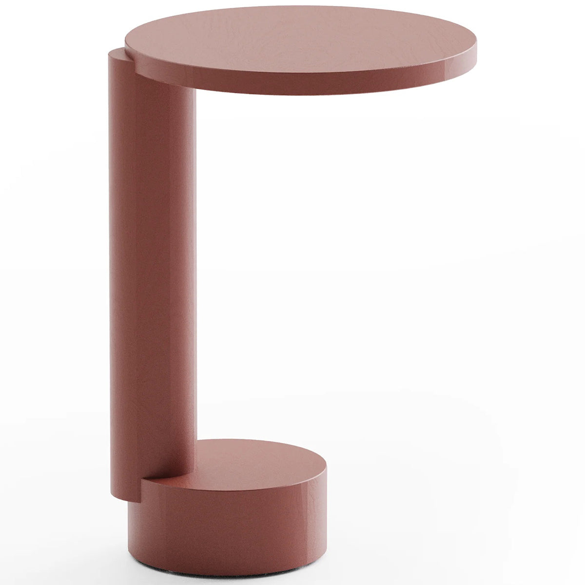 Bold Oak Wood Side Table