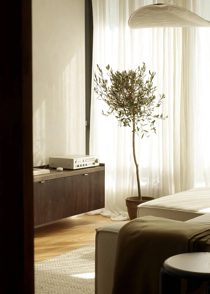 Meda 2 Oak Wood TV Unit